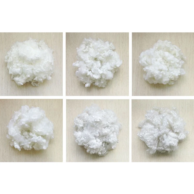 7d 64mm siliconized polyester staple fibre for filling pillow and quilt