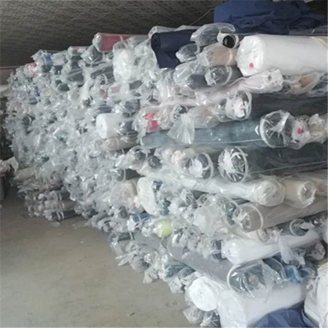 ZHAORUN Wholesale stock elastic stretch woven twill fabric 98% Cotton 2% Spandex chino pants fabric for men garment