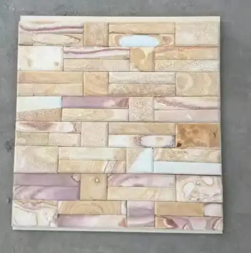 
wholesale culture stone natural yellow sandstone wall cladding stones 