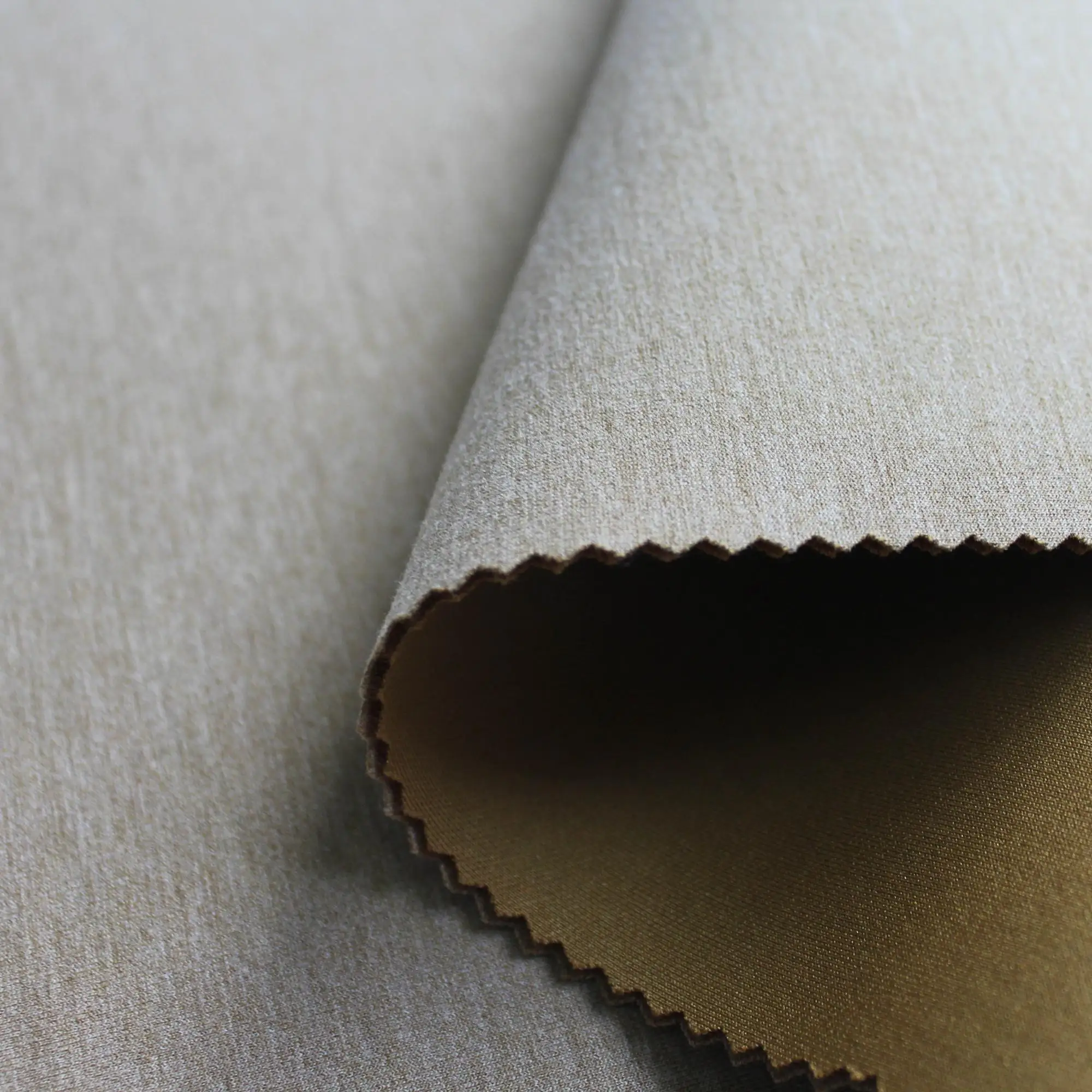 elastic double layer scuba knit fabric , bonded knitted fabric