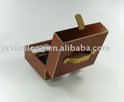 
wooden shoe polish box 