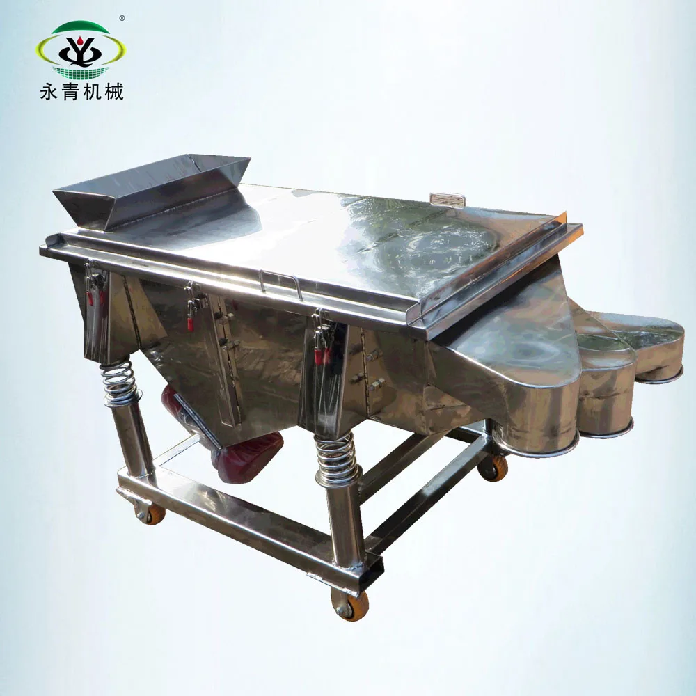 High efficiency rectangle vibrating screen machine for cashew, coffee beans
