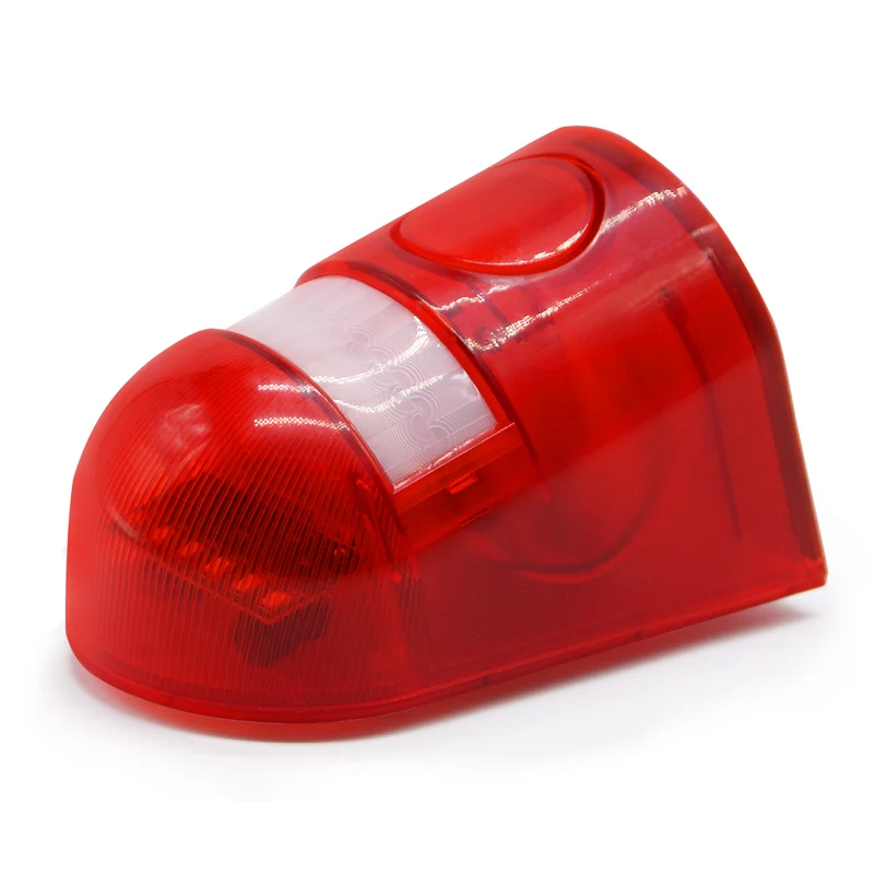 50 days Standby Outdoor Wireless Solar Security Siren Strobe Lights Infrared Human Body Induction Solar Alarm