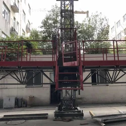 Construction lifting table aerial working platform windows cleaning gondola machine mast climber