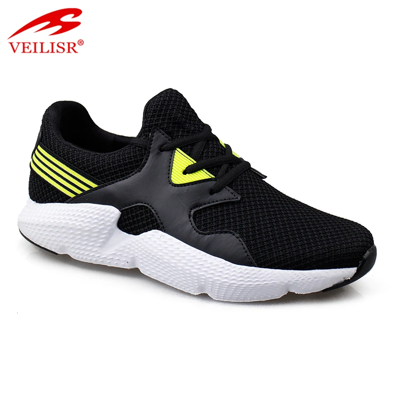 Outdoor summer PU mesh upper fashion sneakers men sport shoes