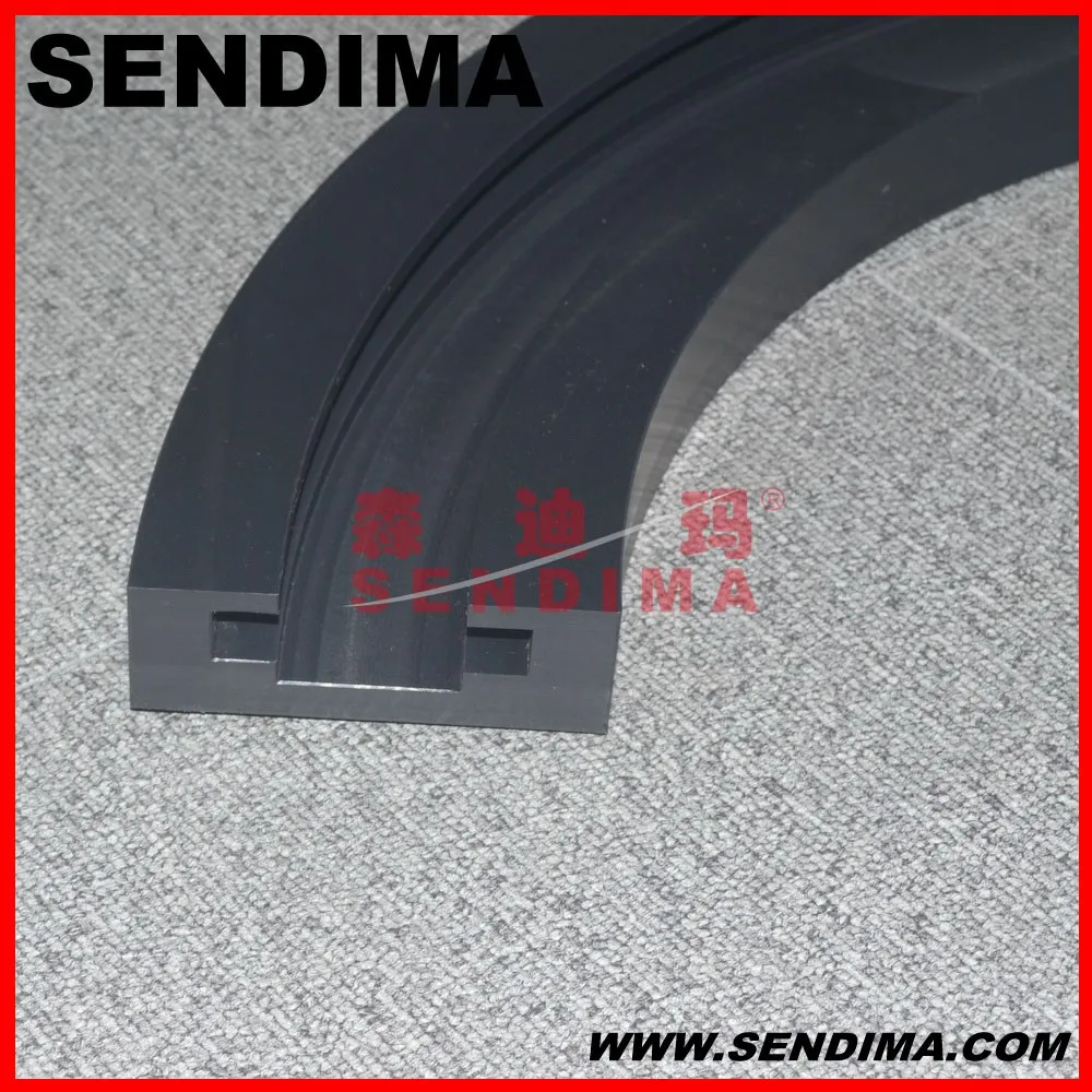 wear resistant and slide UHMW-PE plastic linear guide rail