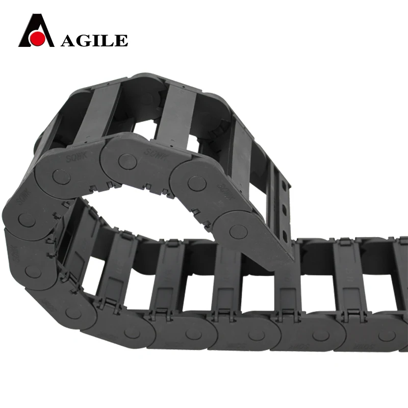 
25*77 SK bridge type inside opening high strength cable chain for laser machine 