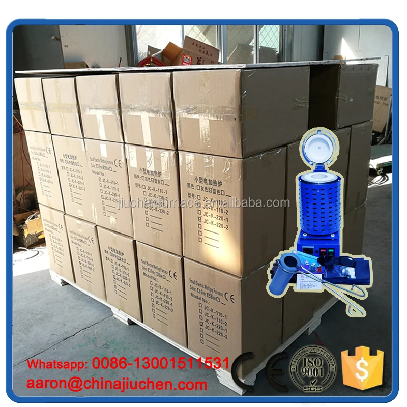 
Portable induction heating glass melting furance 