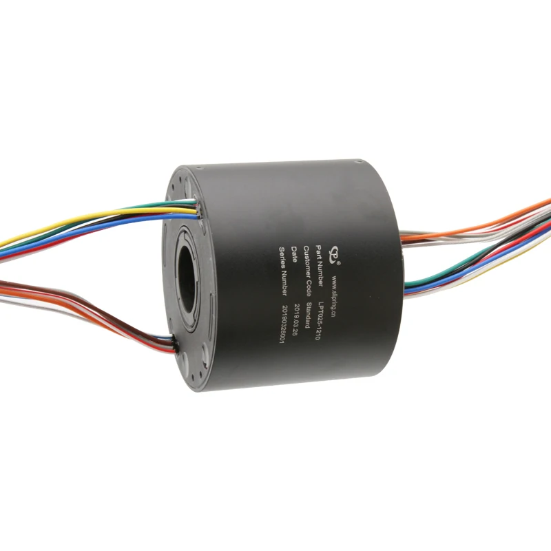 Электрическое нескользящее кольцо с отверстием, защита IP54 для военного оборудования, 12 В, скользящее кольцо