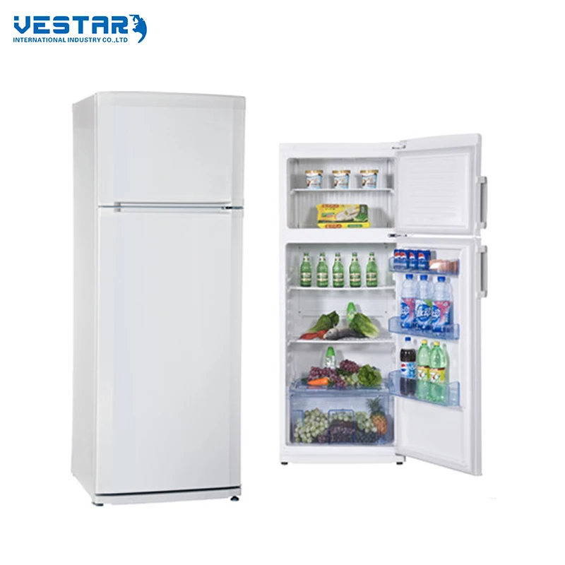 350L used double door refrigerator with cheap price