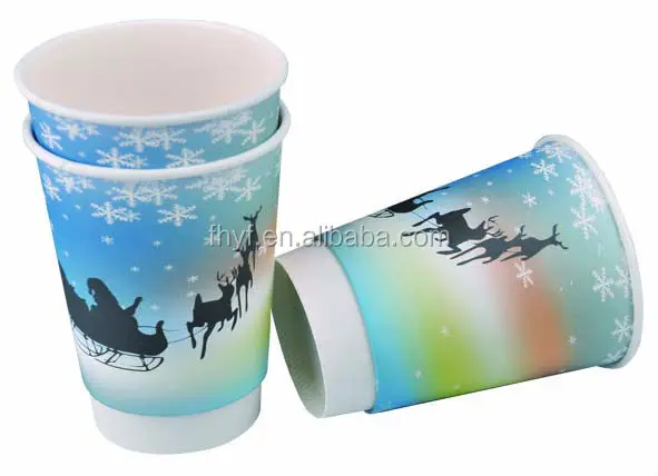 
12oz High Quality Double Wall Paper Cup white 