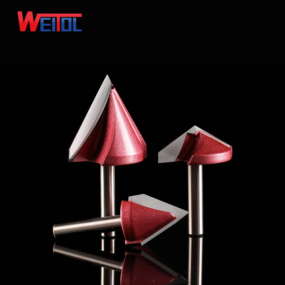 Высококачественный V-образный гравировальный инструмент 3D для дерева V-образная ЧПУ-роутер