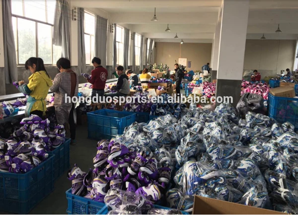 Hongduo High Quality 4 Wheel Quad Patines roller skate inline speed skating shoes for sports