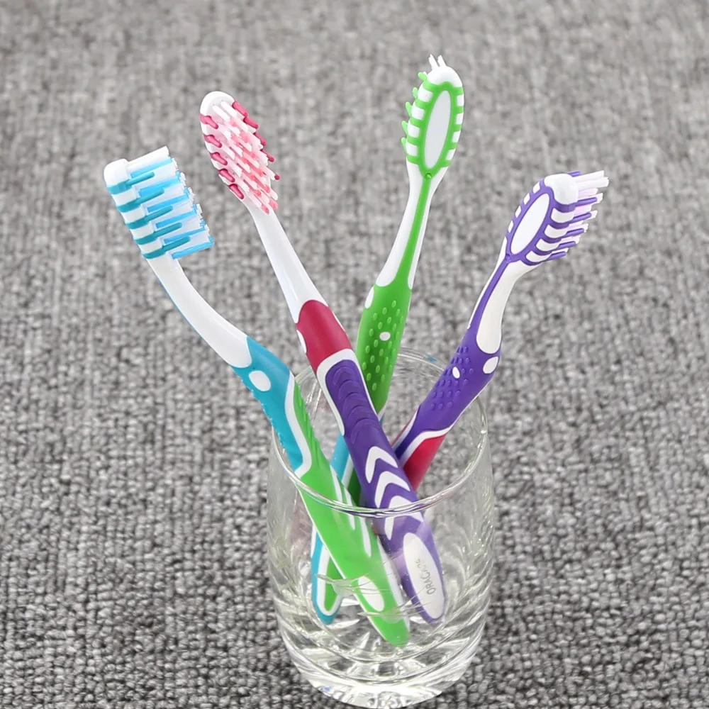 Oral Care Toothbrush Tongue  Massage Head Nylon Medium Filaments Professional Toothbrushes Factory