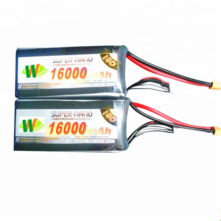 
High quality 22.2V helicopter 20000mAh rc lipo battery for rc 25C-50C 