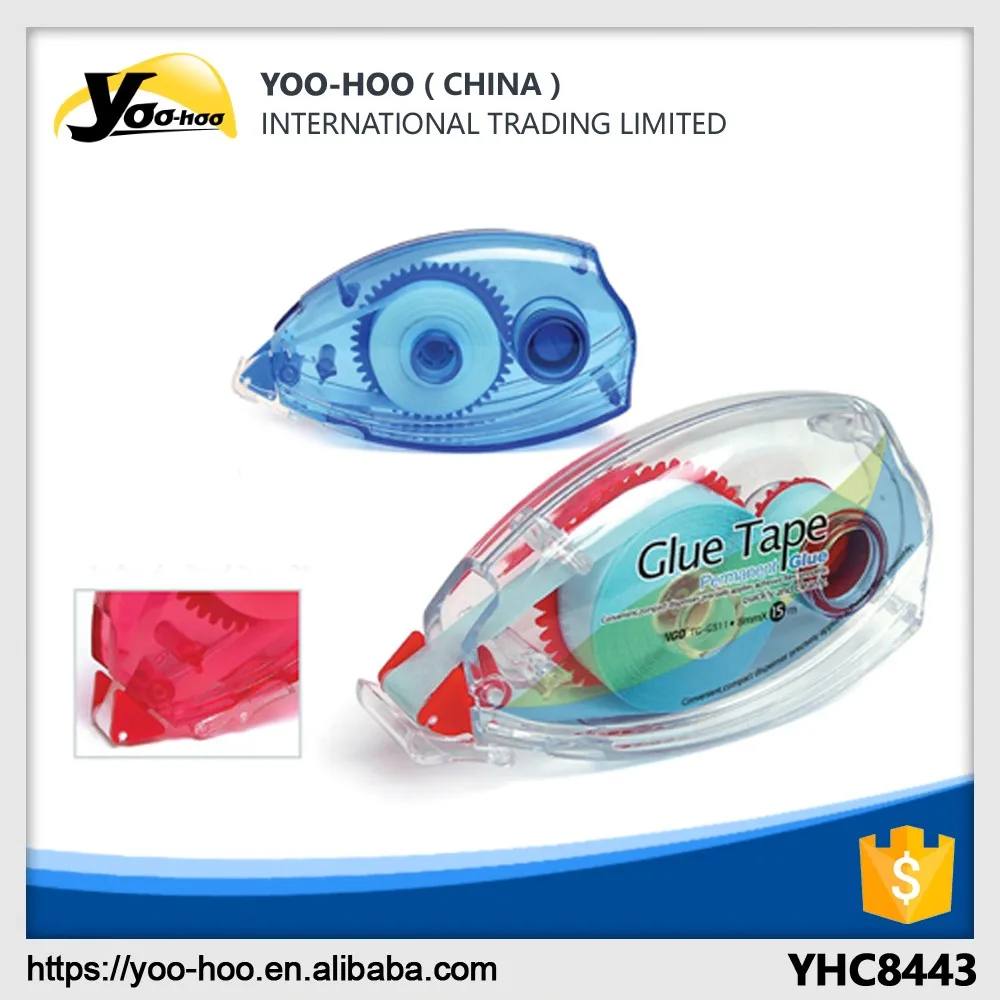 
Double side gule tape adhesive glue tape roller for school and office stationery 