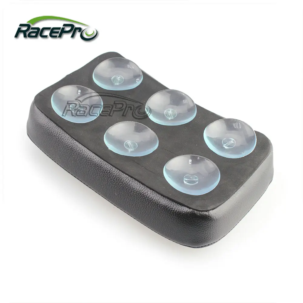 Прямоугольный задний пассажирский коврик для пассажира, 6 дюймов, присоска для Harley Chopper Cruiser