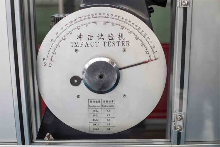 Metal material Charpy notched impact test 150J to 300J U type impact testing machine