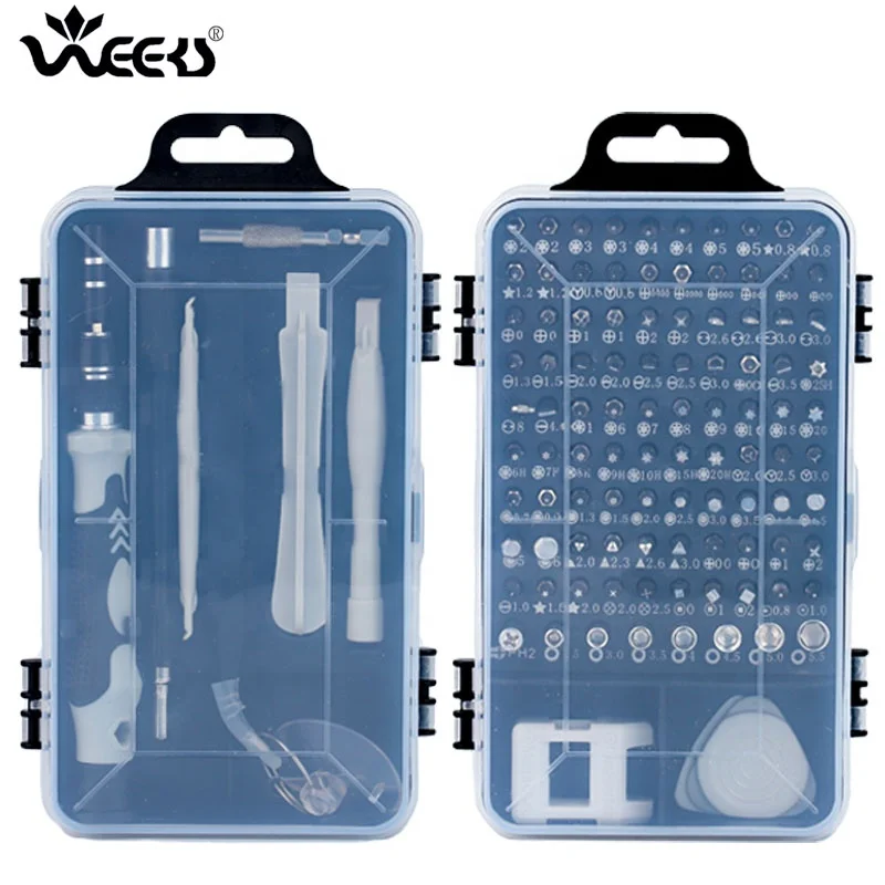 Неделе 115-в-1 DIY Портативные прецизионные инструменты для ремонта телефонов Набор отверток из хром-ванадиевой стали