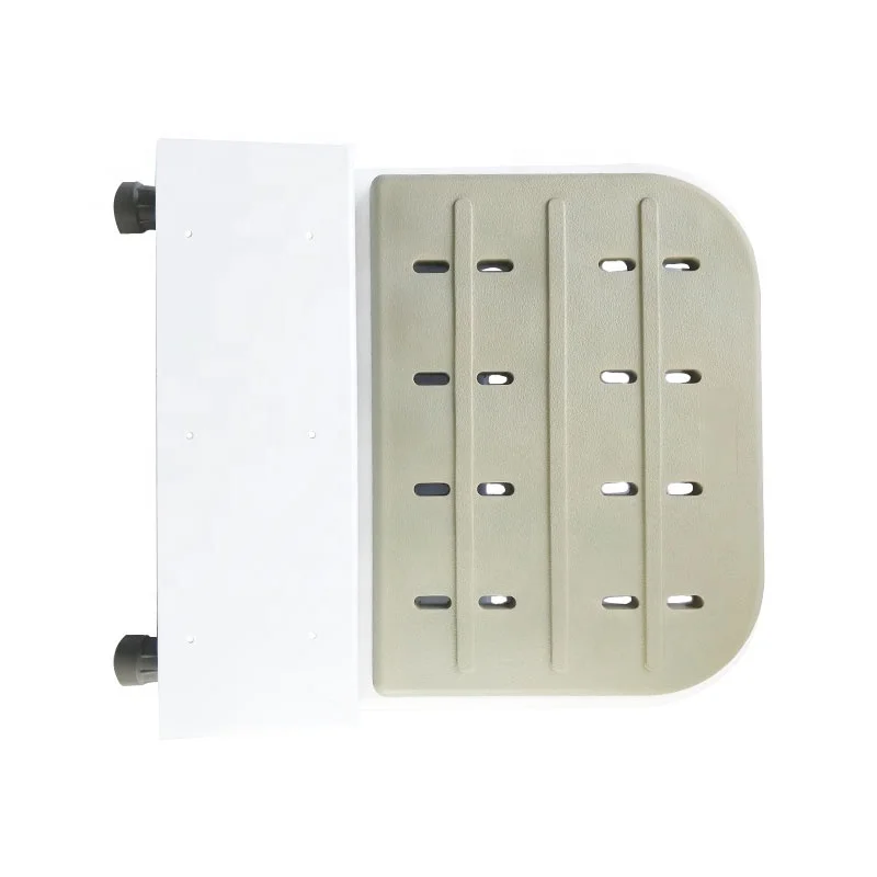 
Hot sale foldable wall mounted bath stool shower seat with pu foam pad for hospital use 