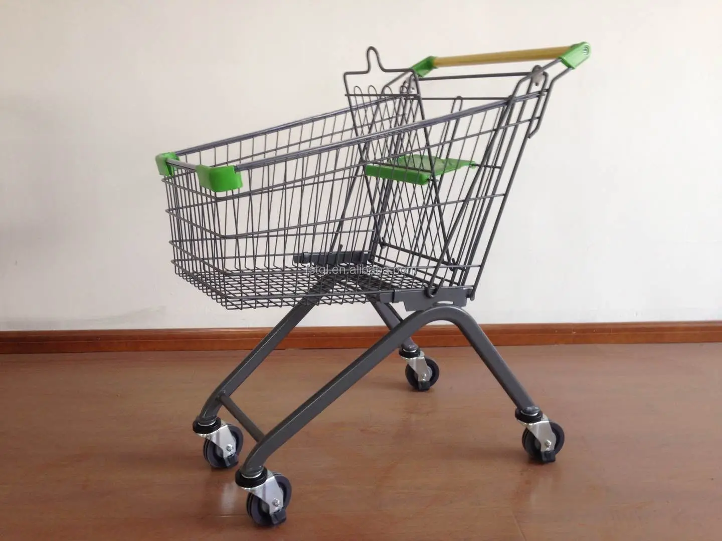 China Manufactory Shopping Cart 60l Metal Supermarket Trolley Good Price