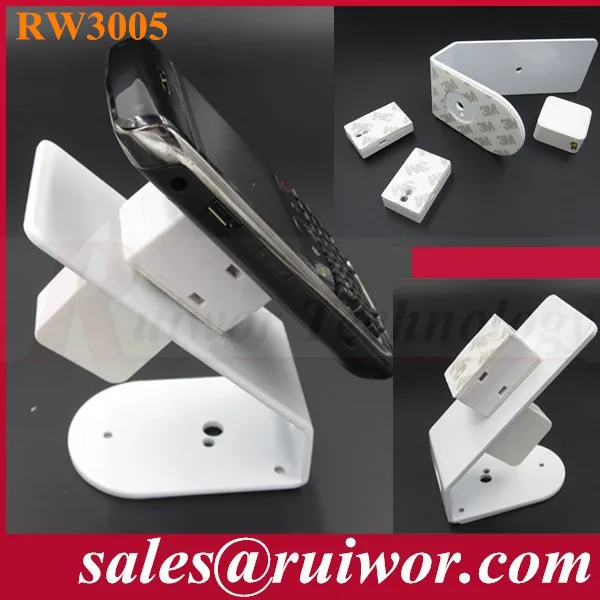 Cellphone steel wire protection exhibit stand used in Cellphone showcase