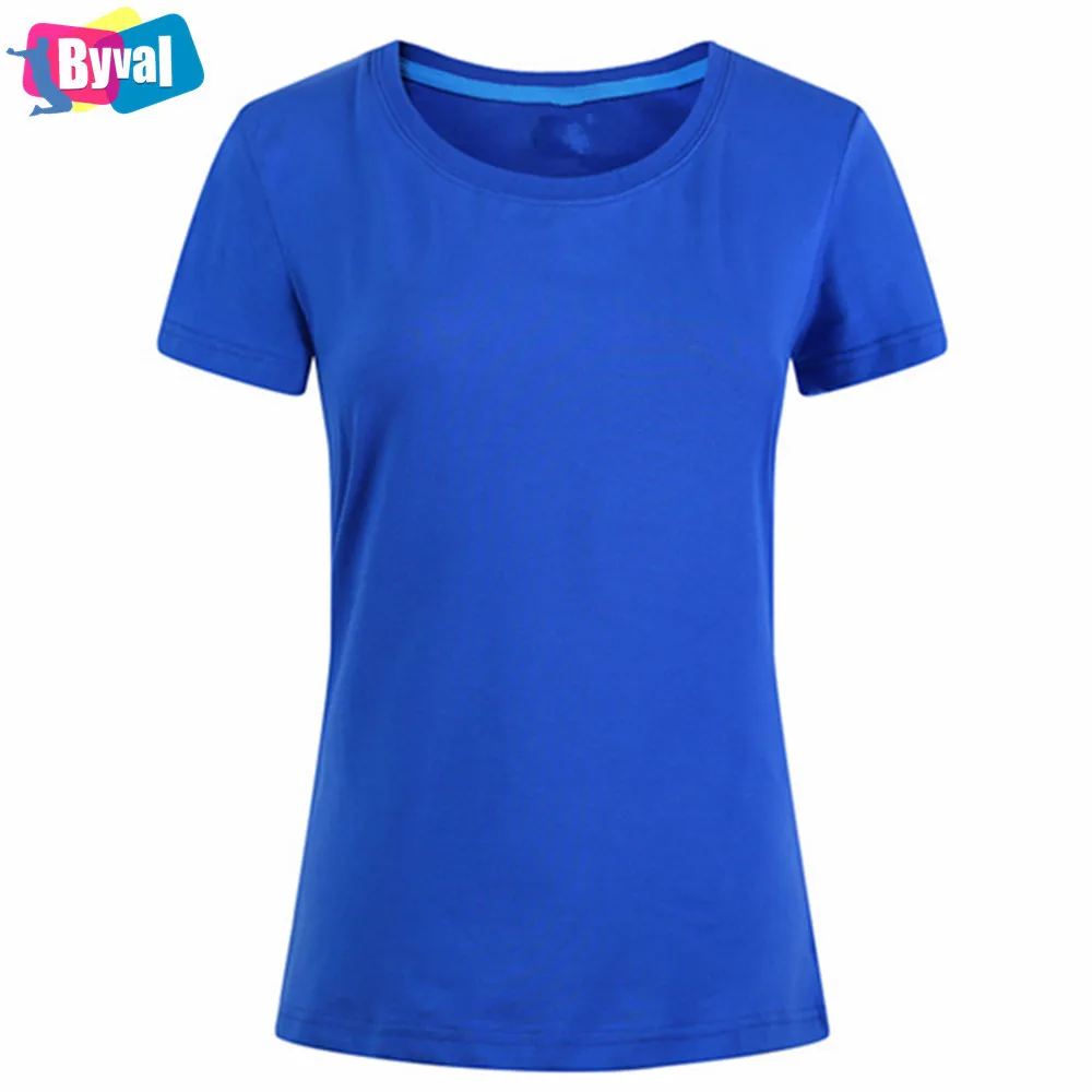Blank Unisex 95% Cotton 5% Spandex Crew Neck T-Shirt Breathable wholesale t-shirt
