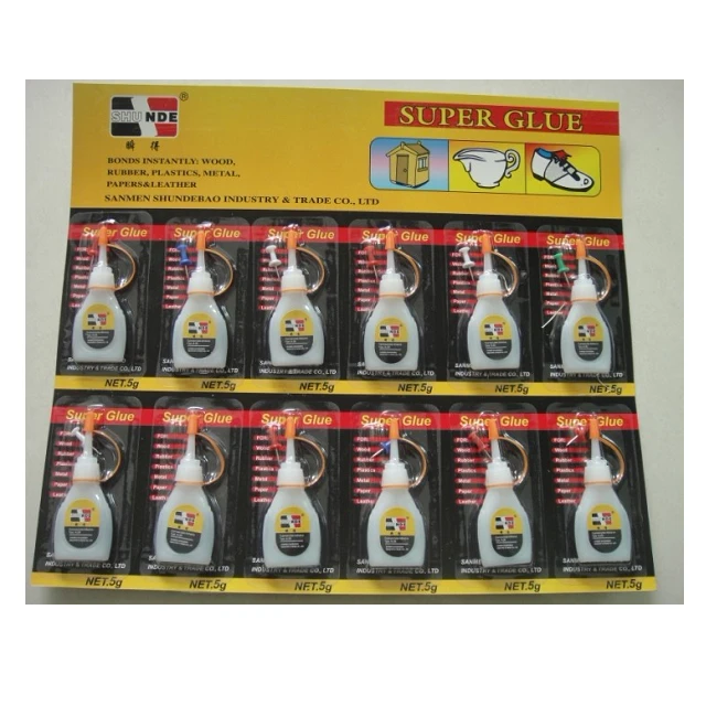 5g plastic bottle packing super glue for plastic DIY super glue