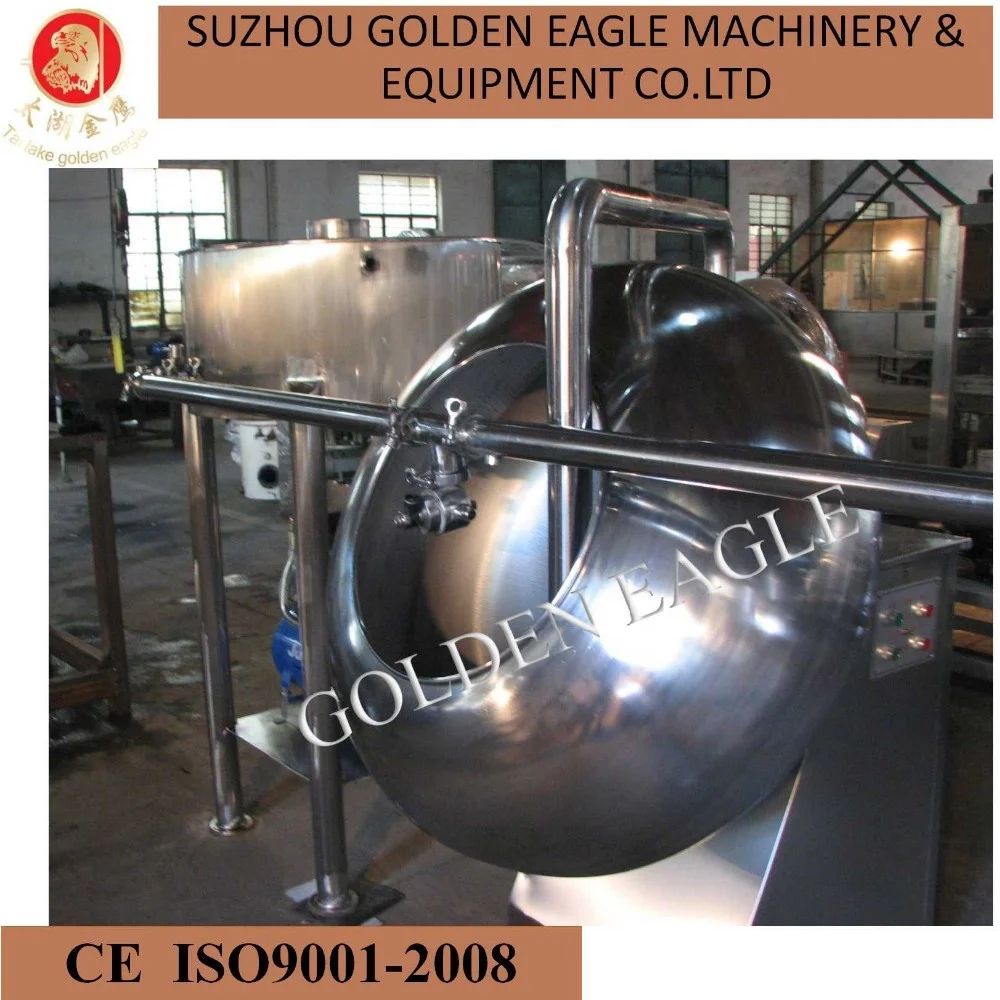 Stainless Steel Polishing Machine Coat Chocolate and Polishing Snack Food Factory Food & Beverage Factory 120kg,120 15kg/time