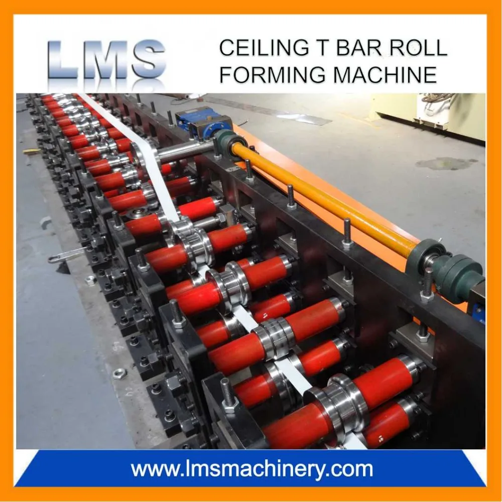 customized suspended ceiling Tee grid roll forming machine