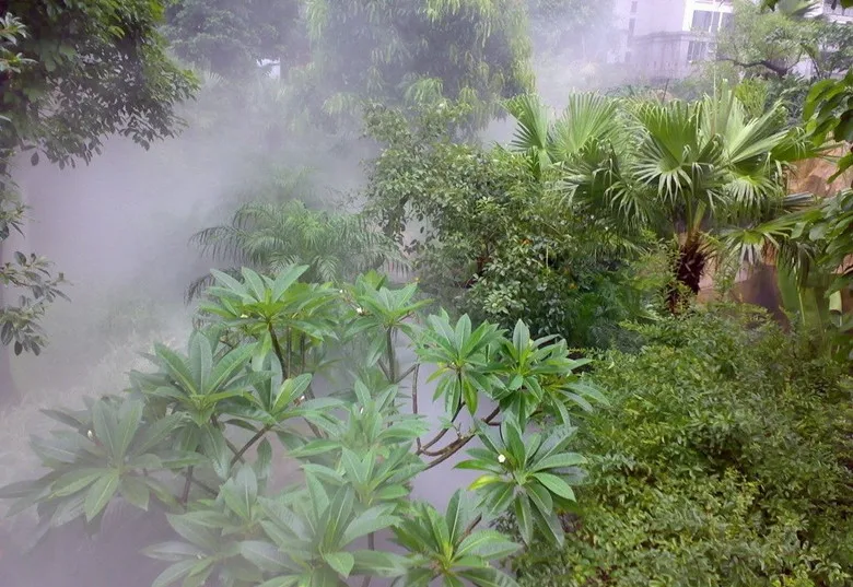 cooling fog mist fountain