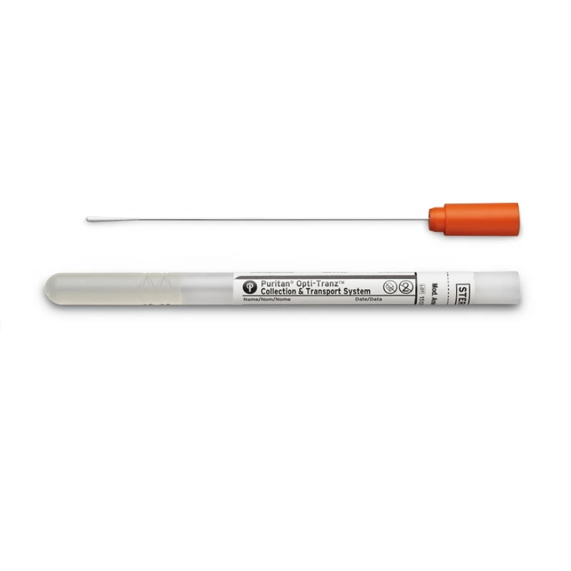 STAINLESS STEEL APPLICATOR dacron transport sample sterile flocked cotton swab test sticks