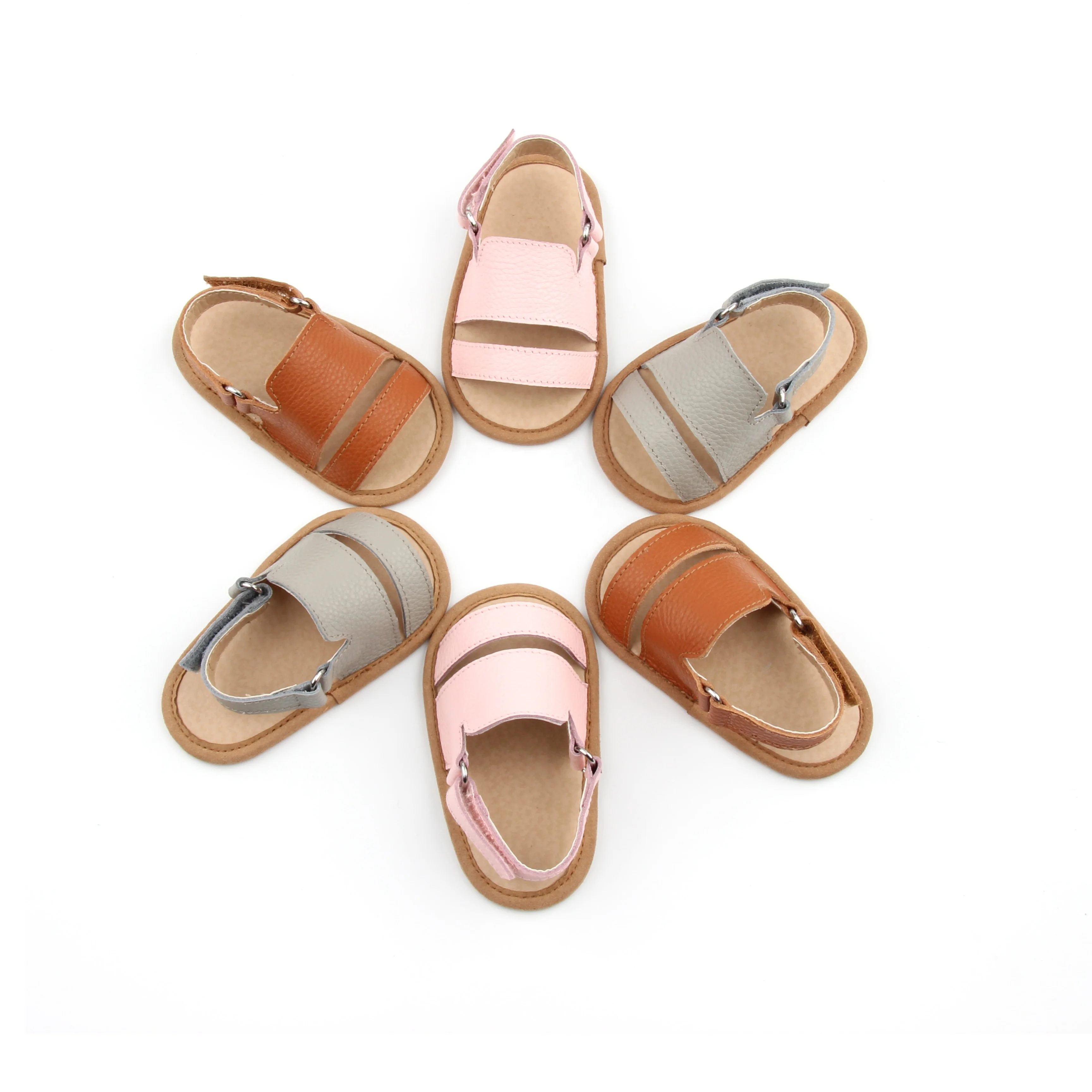 BEIBEINOYA последние детские кроссовки обувь из натуральной кожи серые детские сандалии