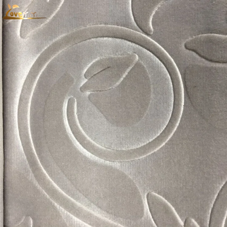 100% Polyester Chinese Embossed Velvet Material Fabric Sofa