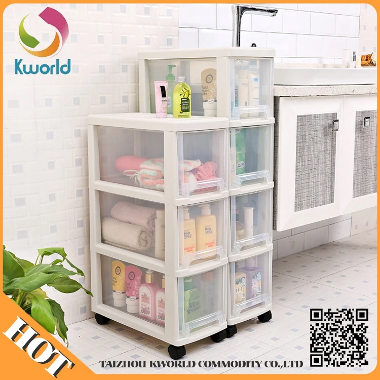 plastic storage drawers with wheels