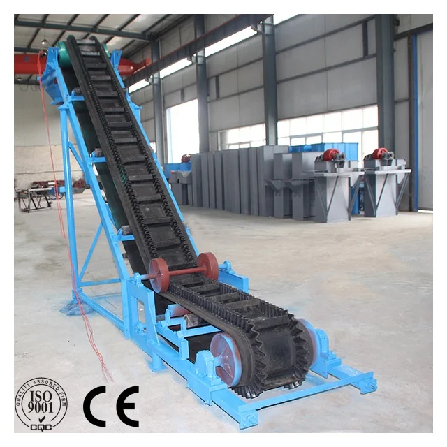 Professional Factory Customized Inclined Sidewall Rubber Belt Conveyor for Coal  Conveying