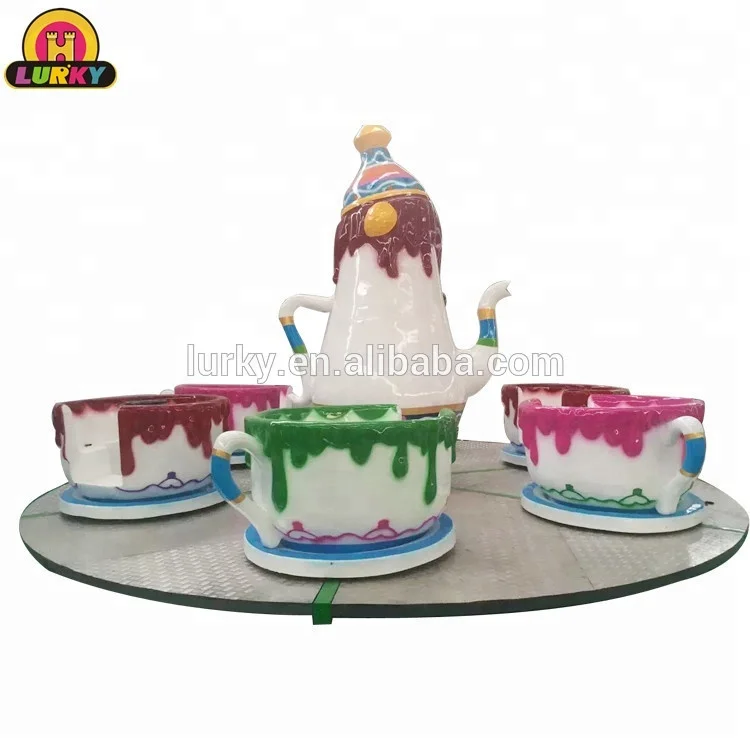 Amusement rides playground equipment china fun games manufacture kids rotating coffee cup rides for sale