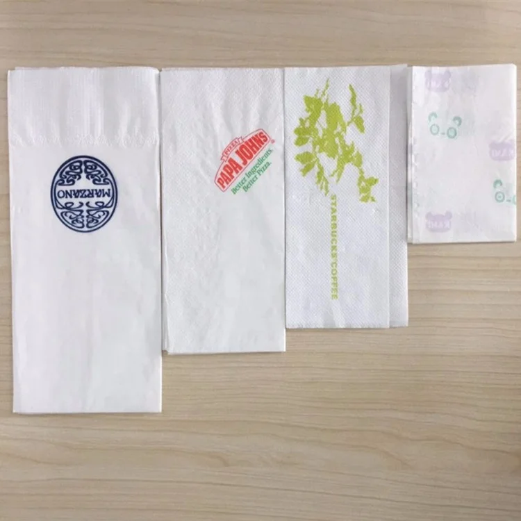 
color logo printing tissue napkin paper making machine 