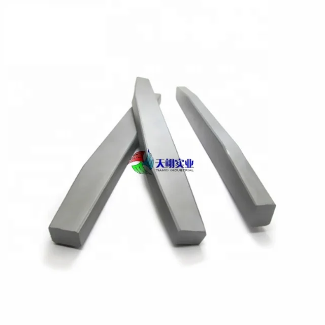 100% Virgin Raw Material  Tungsten Carbide Bar Strips For Vsi Crusher