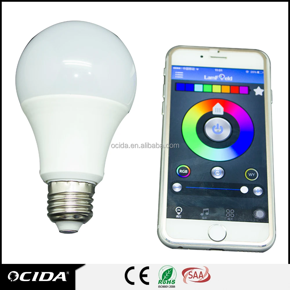 led indoor economy bulb led BTWiFi mesh rgbw bulb LED bulb e27 led light 7w led light bulbs e27 mood smart light amazon alexa