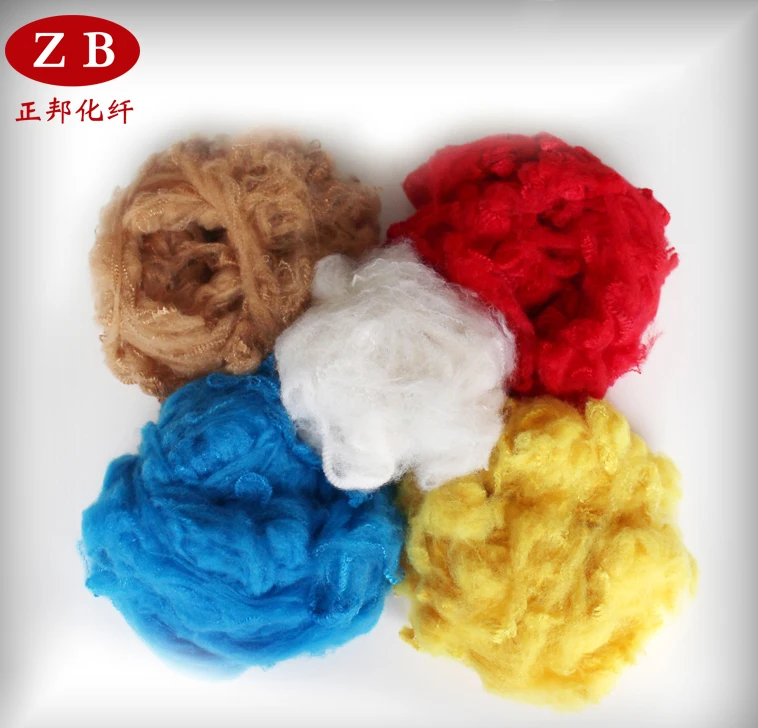 
wholesale polyester staple fiber for automotive nonwoven use 