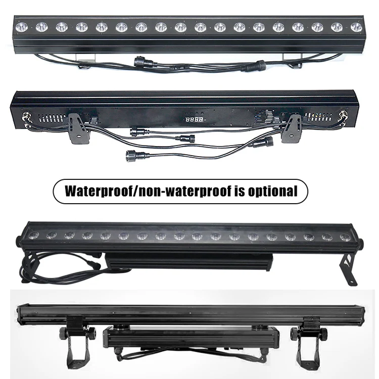 DMX control 18X12W RGBW 4in1 led outdoor bar light ip65 led wall washer outdoor