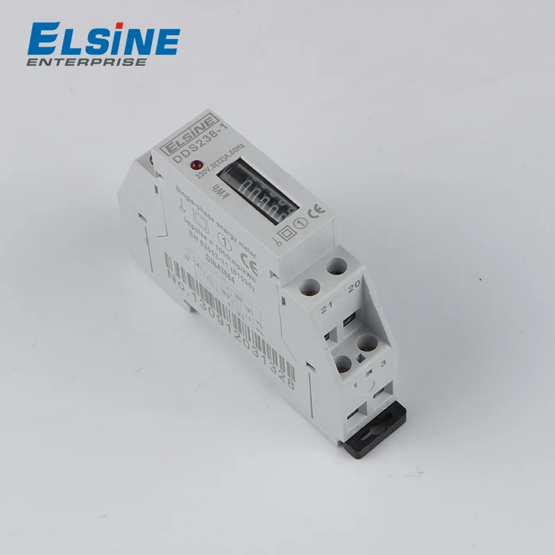 DDS238-1 single phase din rail type watt hour meter