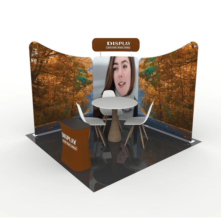 Hot sale new customized size display 3x3 exhibition booth solution