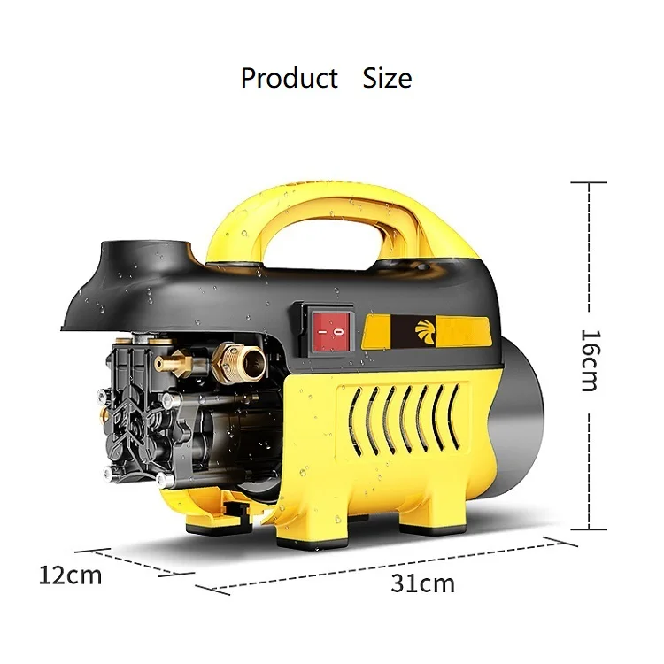 
Induction motor 700W 65 Bar portable high pressure washer high pressure cleaner 