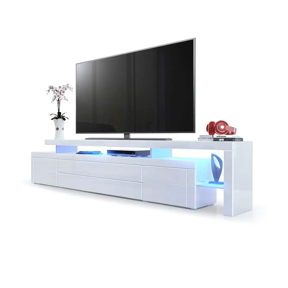Hot Sale SSH-LTS002 New Design Wooden Led TV wall mount stand Stand Furniture With Showcase