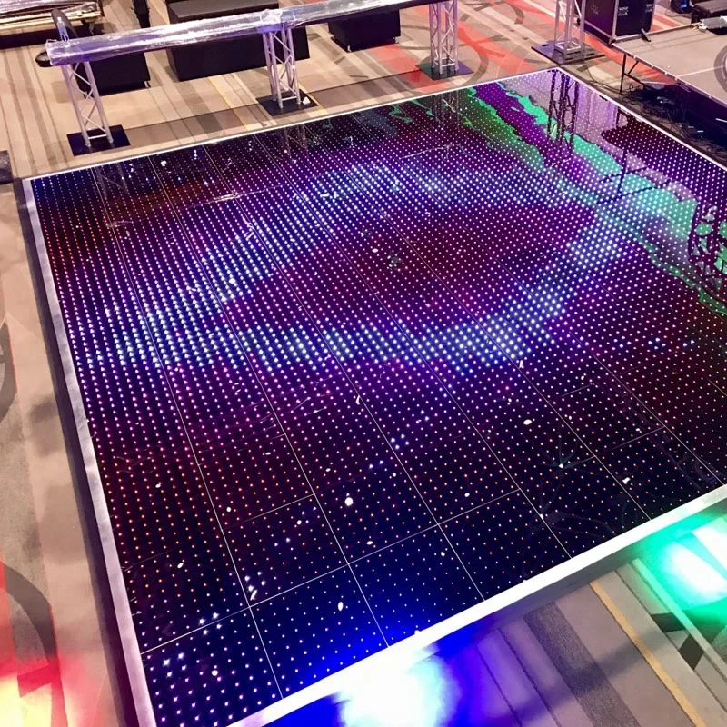 Night club Disco lnteractive led video dance floor for beer party in 2015
