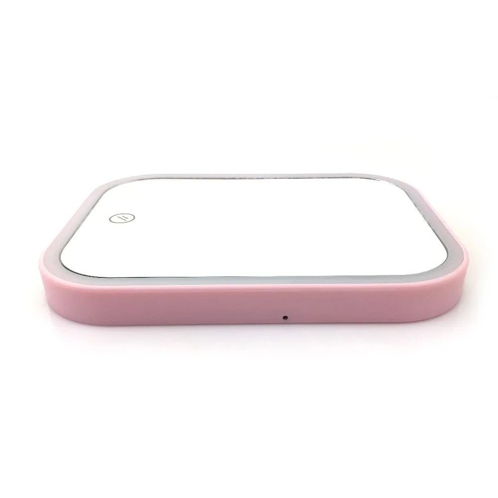 Square plastic frame cosmetic small plastic table makeup mirror, vanity makeup mirror