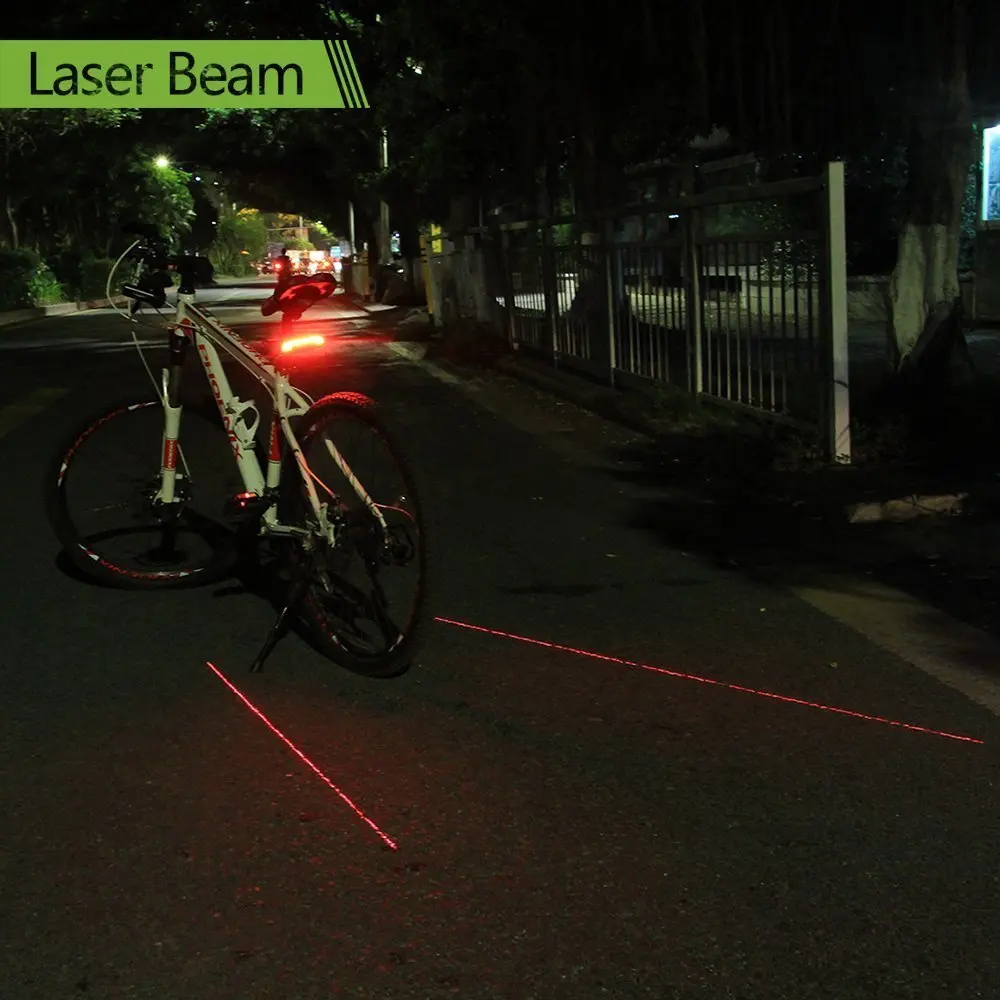 Meilan X5 Waterproof Cycling Safety Bicycle Laser Light Bike Light with Remote Control