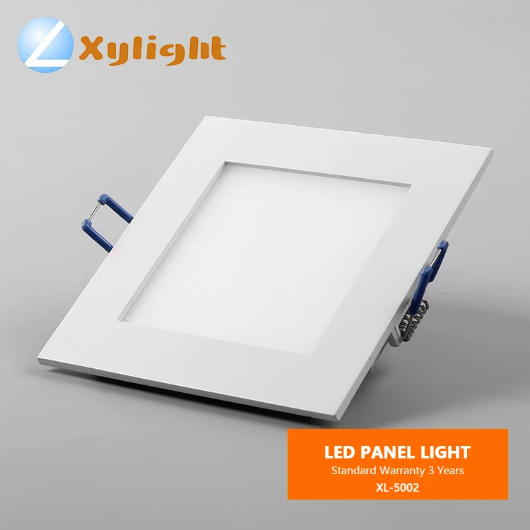 
3w 6w aluminum interior insulated metal ceiling square panel 12v dc led light panel 